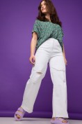 Jeans, Wide Legs, Destroyed, High Waist, 5-Pocket, Elastikbund