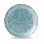 Teller flach coup 17cm Raku blue