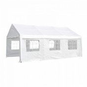 Pavillon mit Seiten 4 x 6 m weiss 1St