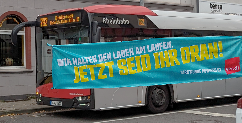 In Düsseldorf und im Kreis Mettmann sollen Busse und Bahnen am 5. und 6. März still stehen – mit wenigen Ausnahmen