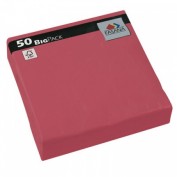 Fasana Servietten 33x33 cm bordeaux 50St Fasana Servietten 33x33 cm bordeaux 50St
