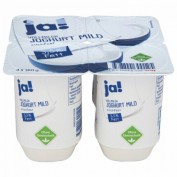 Ja! Vollmilch Joghurt 3,5 % Fett frisch 4x150g